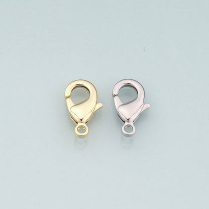 Gold Clasp,18K Gold Filled Lobster Clasp Gold Lobster Claw for DIY Jewelry Finding Necklace Bracelet