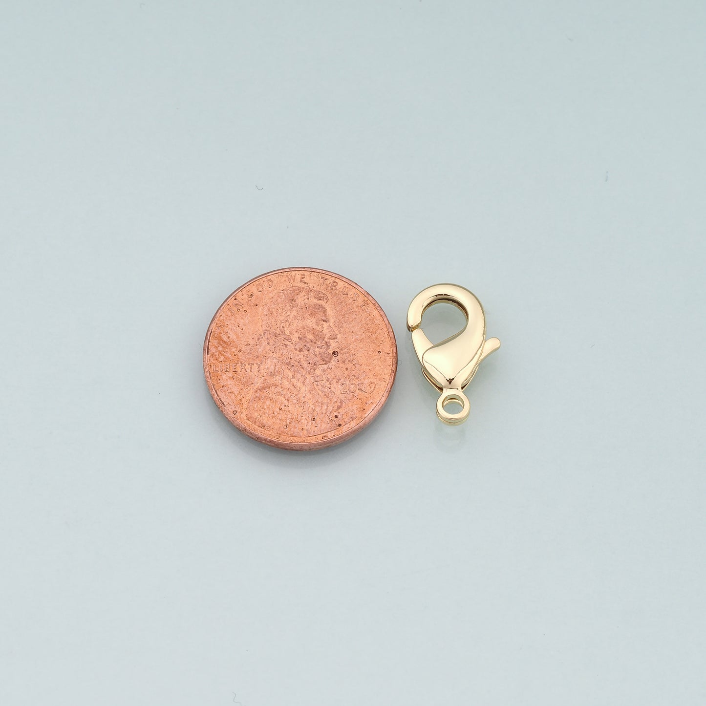 Gold Clasp,18K Gold Filled Lobster Clasp Gold Lobster Claw for DIY Jewelry Finding Necklace Bracelet