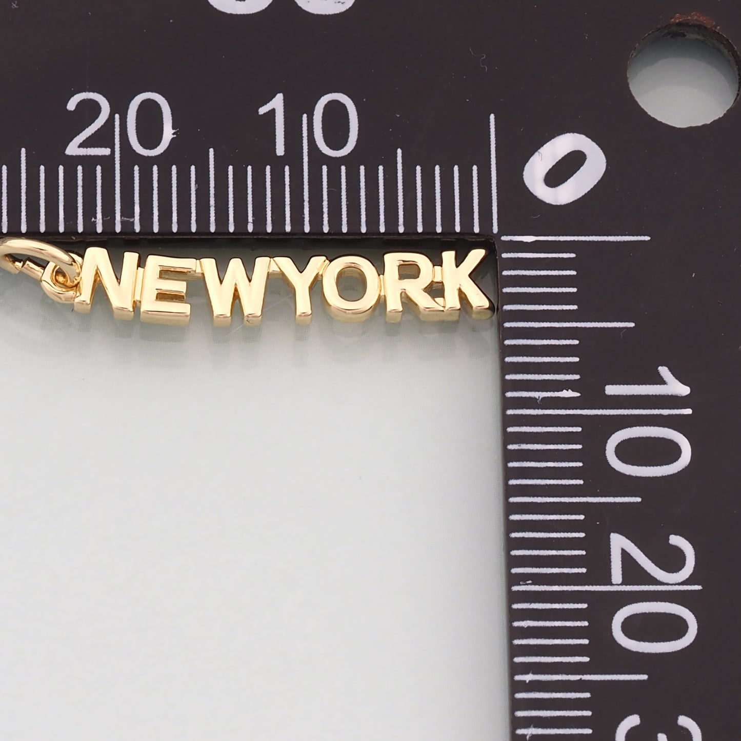18K Gold Filled State name Pendant,State name Charm Bracelet Necklace for DIY Jewelry Making Supply