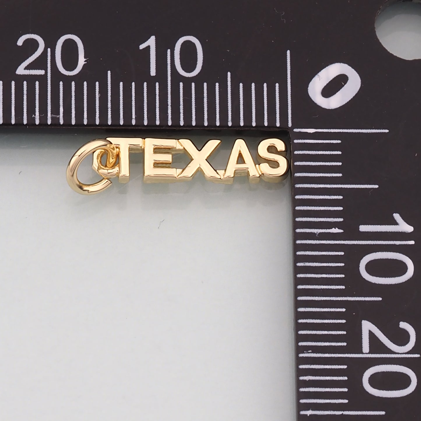 18K Gold Filled State name Pendant,State name Charm Bracelet Necklace for DIY Jewelry Making Supply