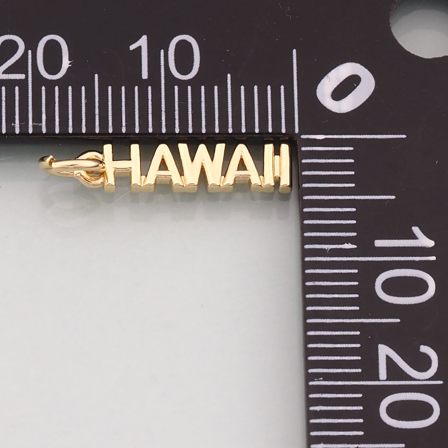 18K Gold Filled State name Pendant,State name Charm Bracelet Necklace for DIY Jewelry Making Supply