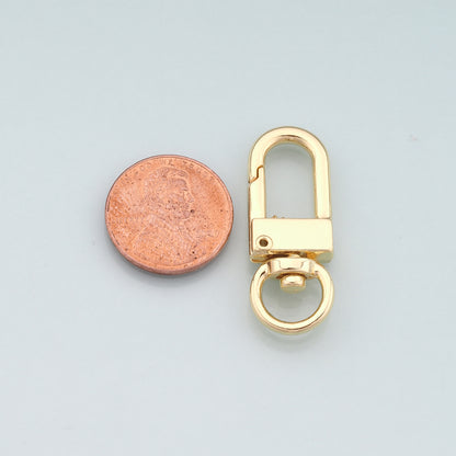 Gold Clasp,18K Gold Filled Lobster Clasp Gold Lobster Claw for DIY Jewelry Finding Necklace Bracelet