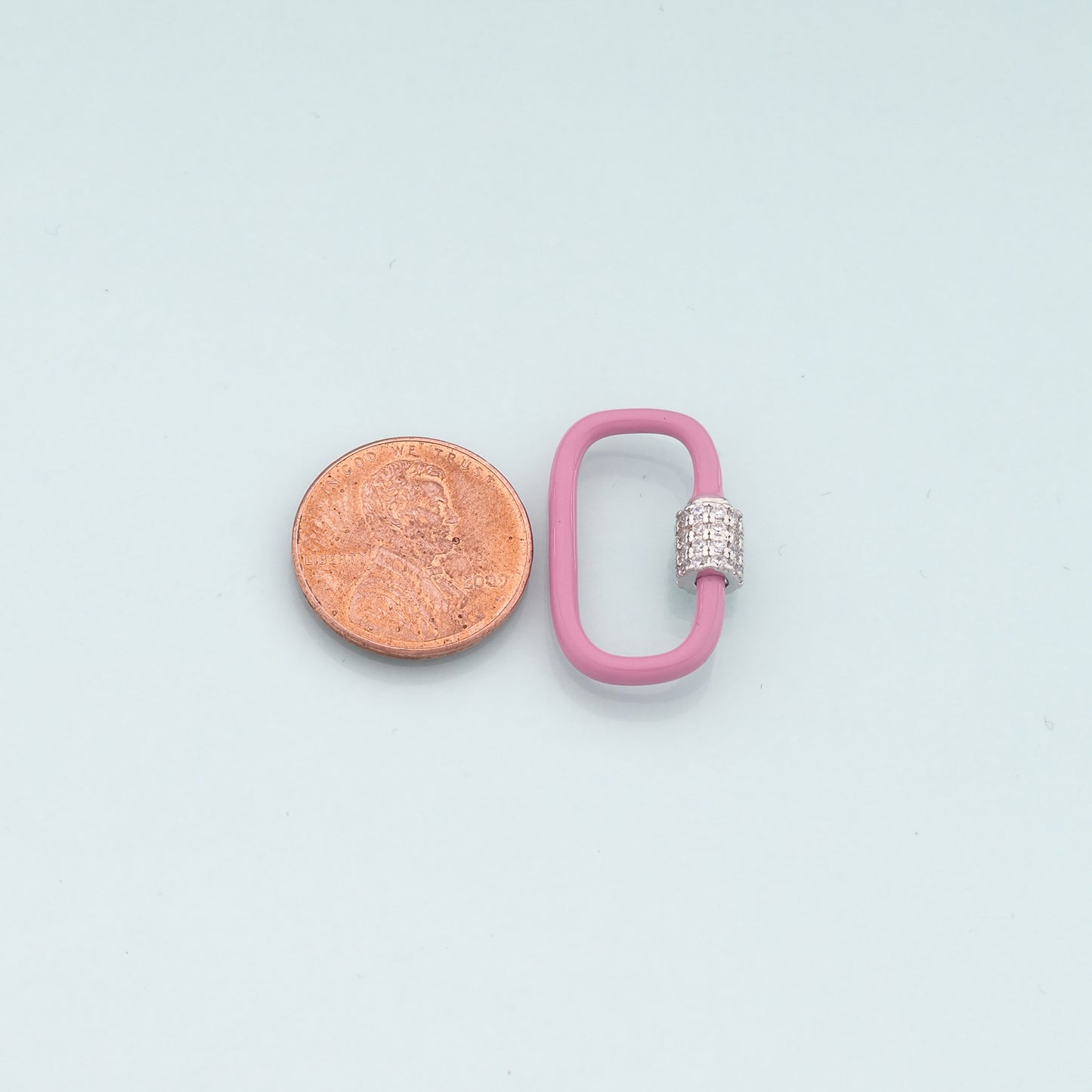 18K Gold Filled Enamel Oval Carabiner Clasp,Buckle Clasp,Carabiner Screw Clasp,Turnbuckle,for DIY Jewelry
