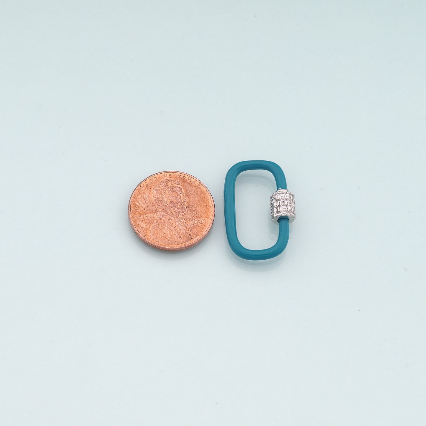 18K Gold Filled Enamel Oval Carabiner Clasp,Buckle Clasp,Carabiner Screw Clasp,Turnbuckle,for DIY Jewelry