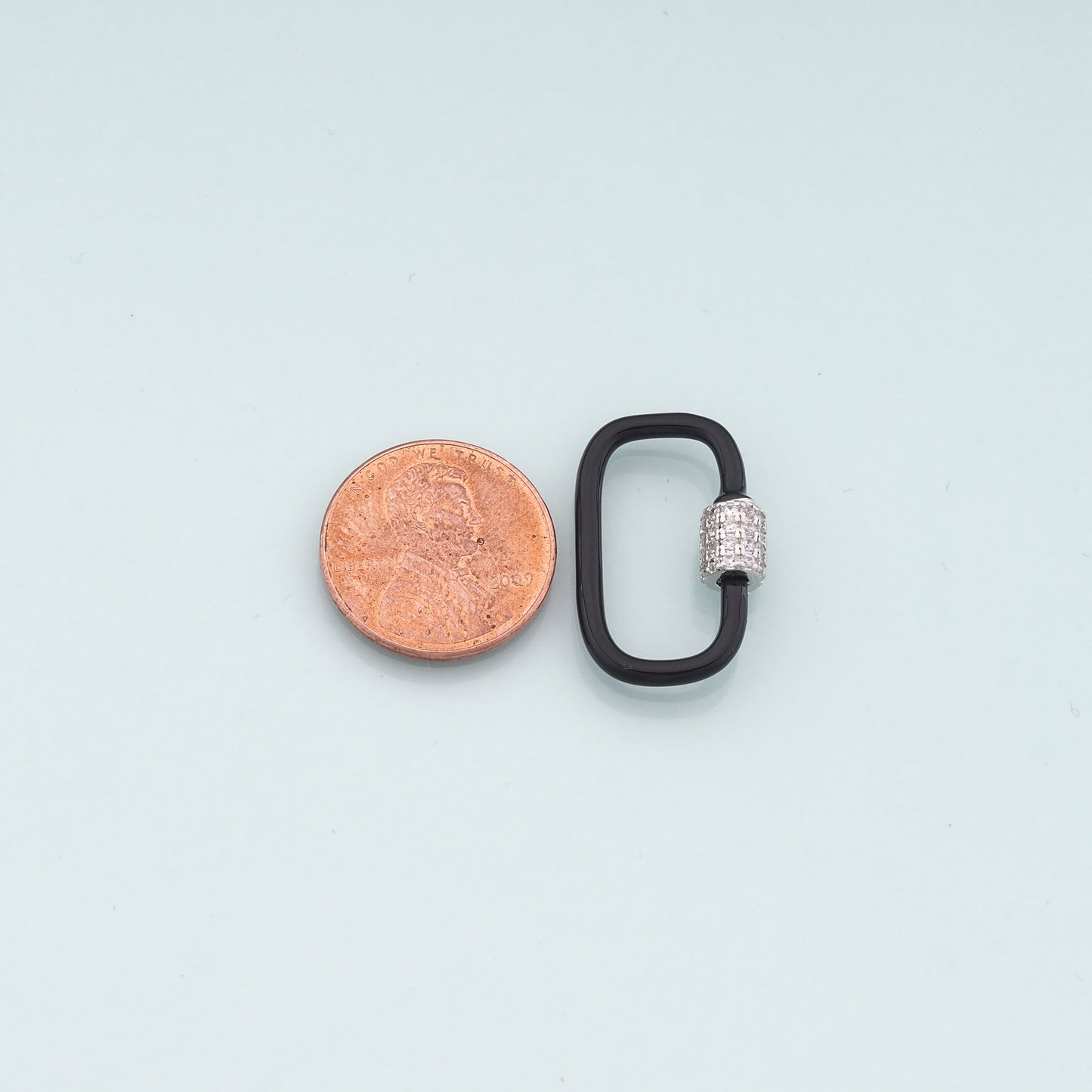18K Gold Filled Enamel Oval Carabiner Clasp,Buckle Clasp,Carabiner Screw Clasp,Turnbuckle,for DIY Jewelry