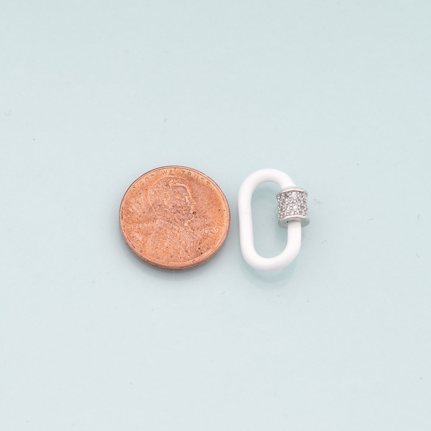 18K Gold Filled Enamel Oval Carabiner Clasp,Buckle Clasp,Carabiner Screw Clasp,Turnbuckle,for DIY Jewelry