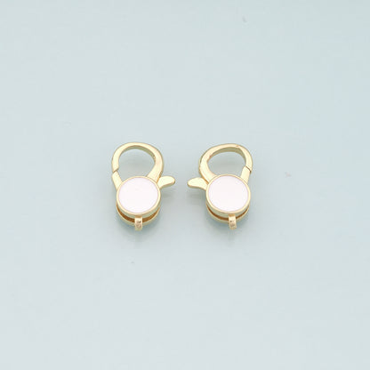 Gold Clasp,18K Gold Filled Lobster Clasp Gold Lobster Claw for DIY Jewelry Finding Necklace Bracelet