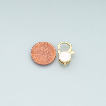 Gold Clasp,18K Gold Filled Lobster Clasp Gold Lobster Claw for DIY Jewelry Finding Necklace Bracelet