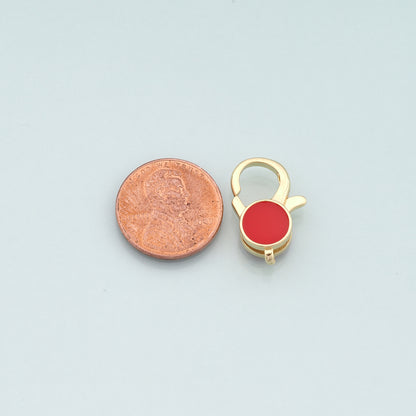 Gold Clasp,18K Gold Filled Lobster Clasp Gold Lobster Claw for DIY Jewelry Finding Necklace Bracelet