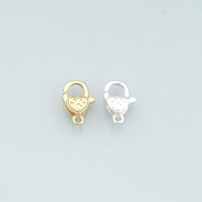 Gold Paw Clasp,18K Gold Filled Lobster Clasp Gold Lobster Claw for DIY Jewelry Finding Necklace Bracelet