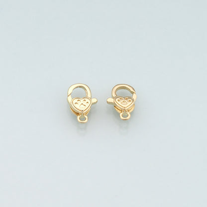 Gold Paw Clasp,18K Gold Filled Lobster Clasp Gold Lobster Claw for DIY Jewelry Finding Necklace Bracelet