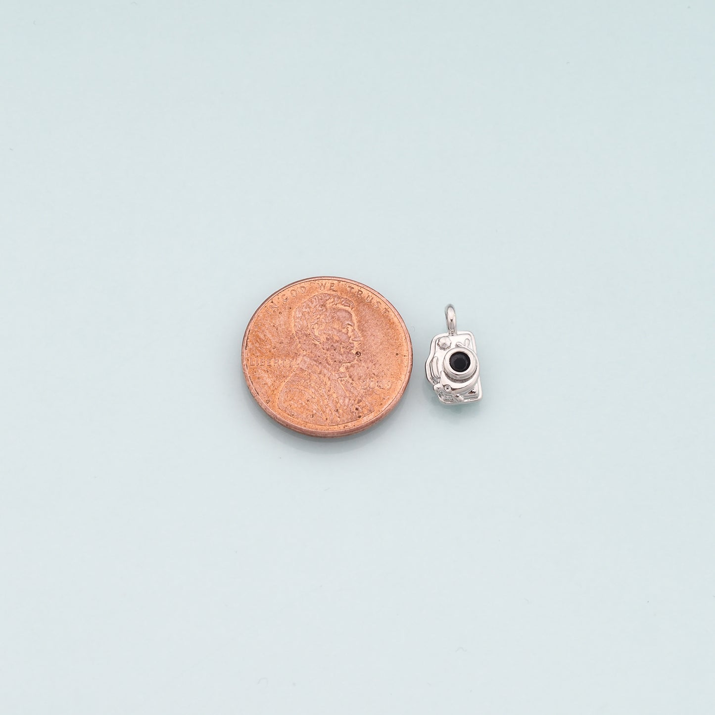 Gold Camera Charms,18K Gold Filled Camera Pendant,Camera Charm Bracelet Necklace for DIY Jewelry Making Supply