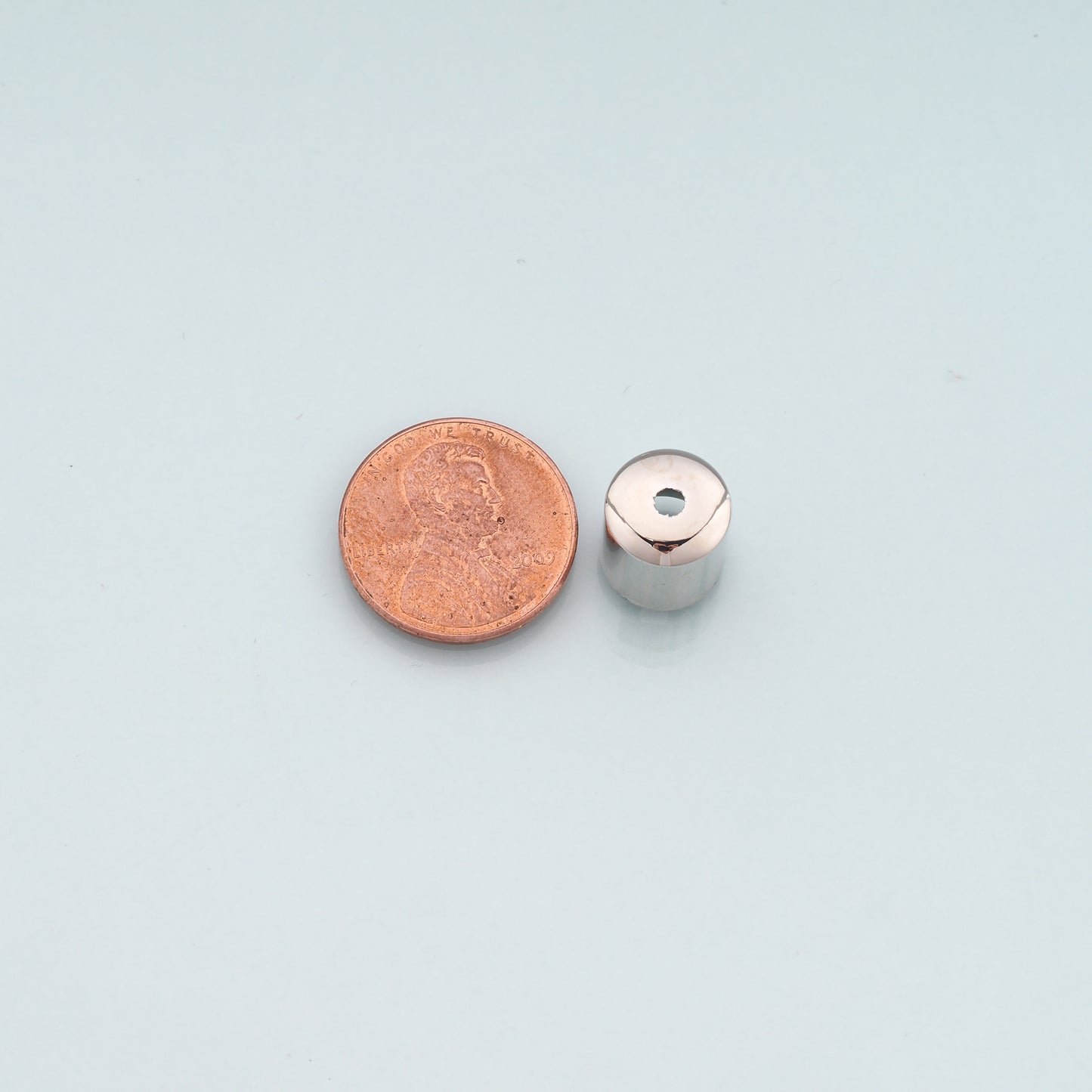 18K Gold Filled End Cap Connector, Tube End Cap Clasp for DIY Jewelry Making, Necklace Bracelet Jewelry Findings