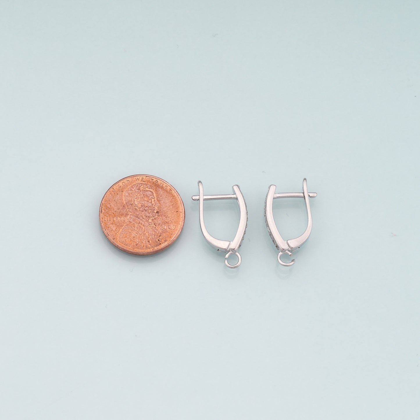 1pair 18K Gold Filled Huggie Earrings Findings,Gold Earrings,Dainty Earrings