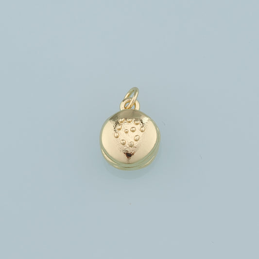18K Gold Filled Hamburger Pendant,Hamburger Charm Bracelet Necklace for DIY Jewelry Making Supply