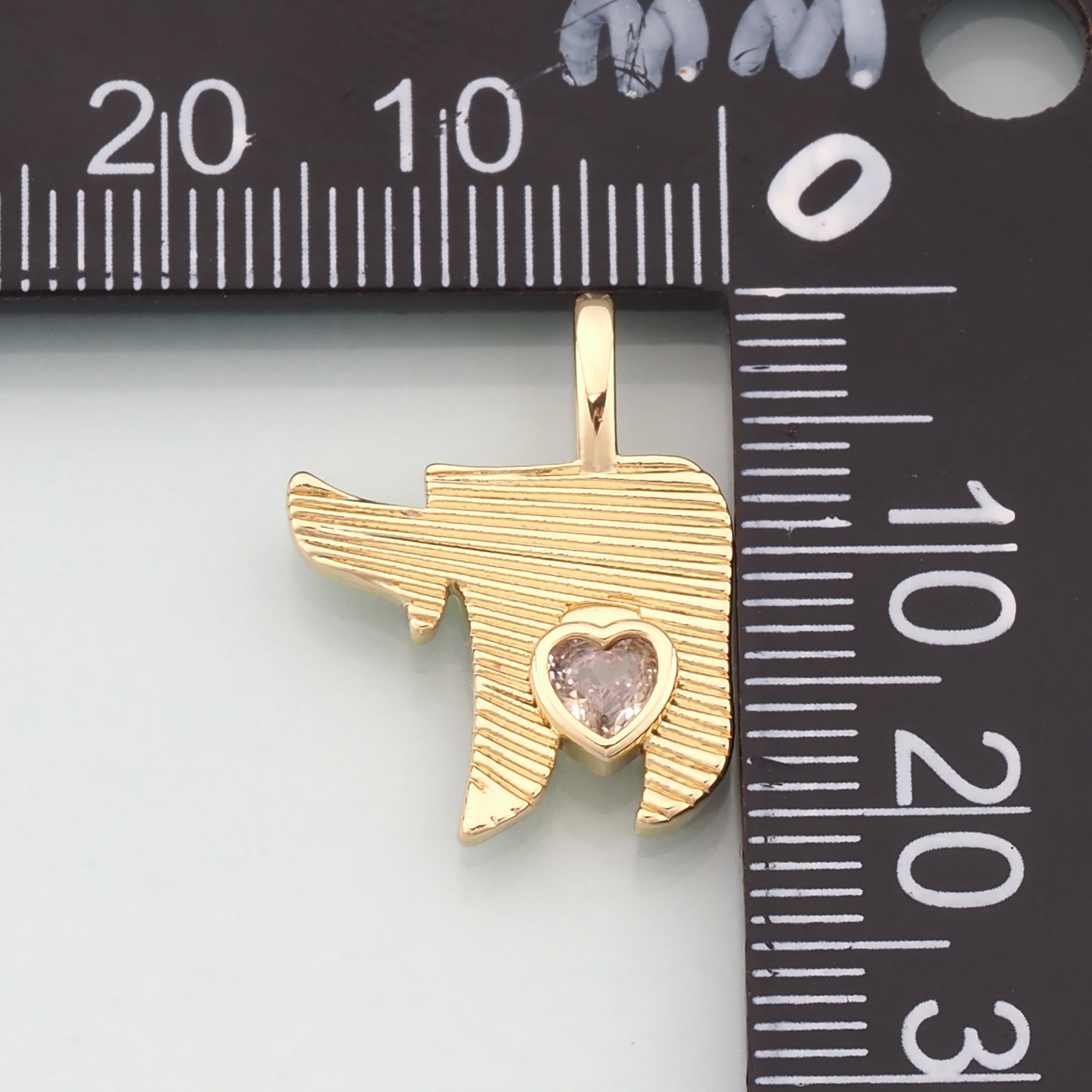 18K Gold Filled Map Pendant,USA Map Charm Bracelet Necklace for DIY Jewelry Making Supply