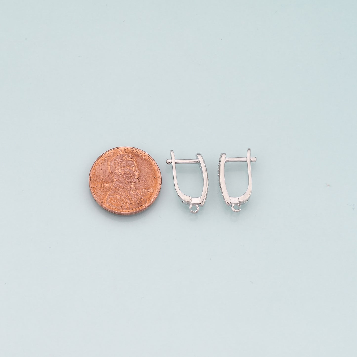 1pair 18K Gold Filled Huggie Earrings Findings,Gold Earrings,Dainty Earrings