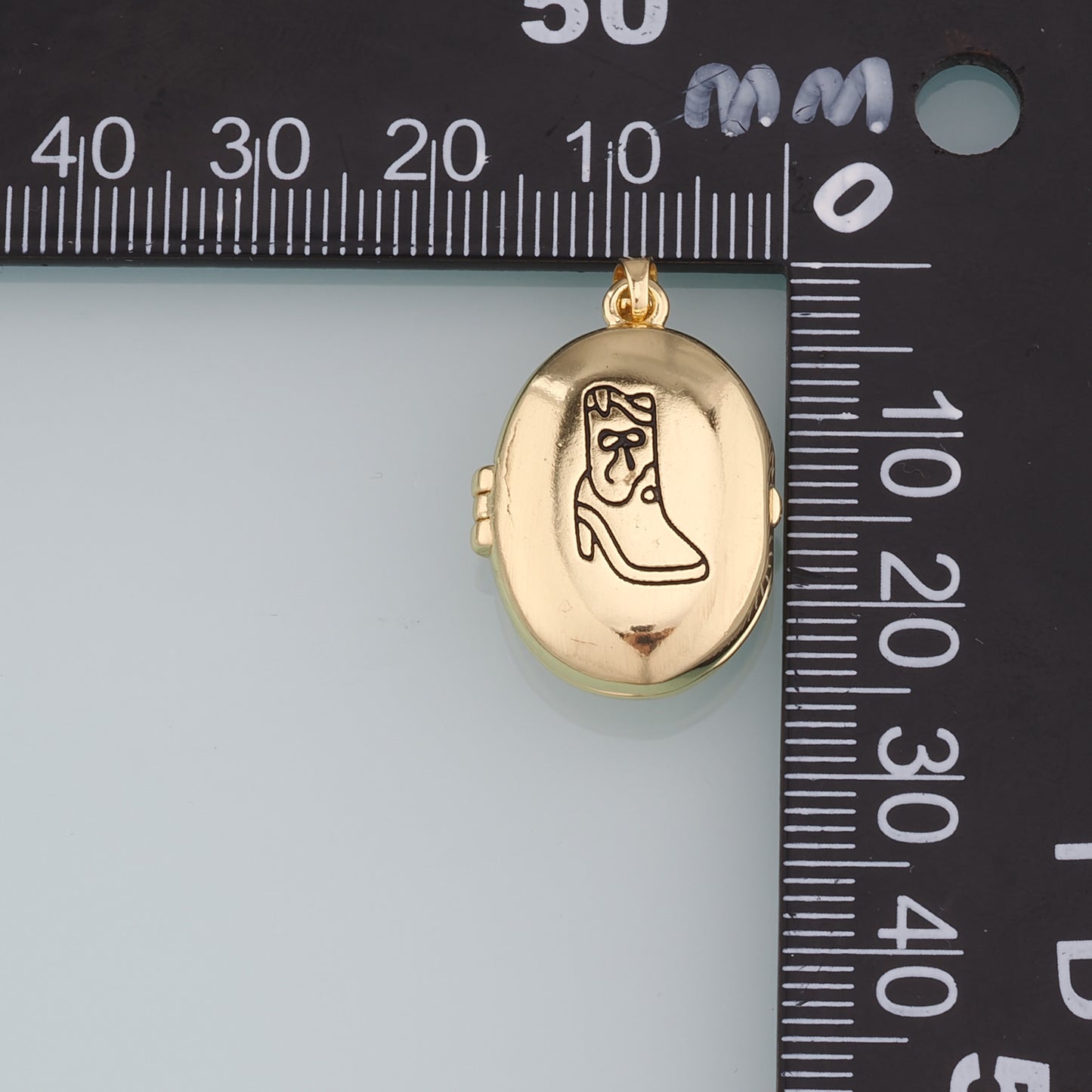 Gold Boots Charms,18K Gold Filled Openable Boots Pendant,Enamel Cowboy Boots Charm Bracelet Necklace for DIY Jewelry Making Supply
