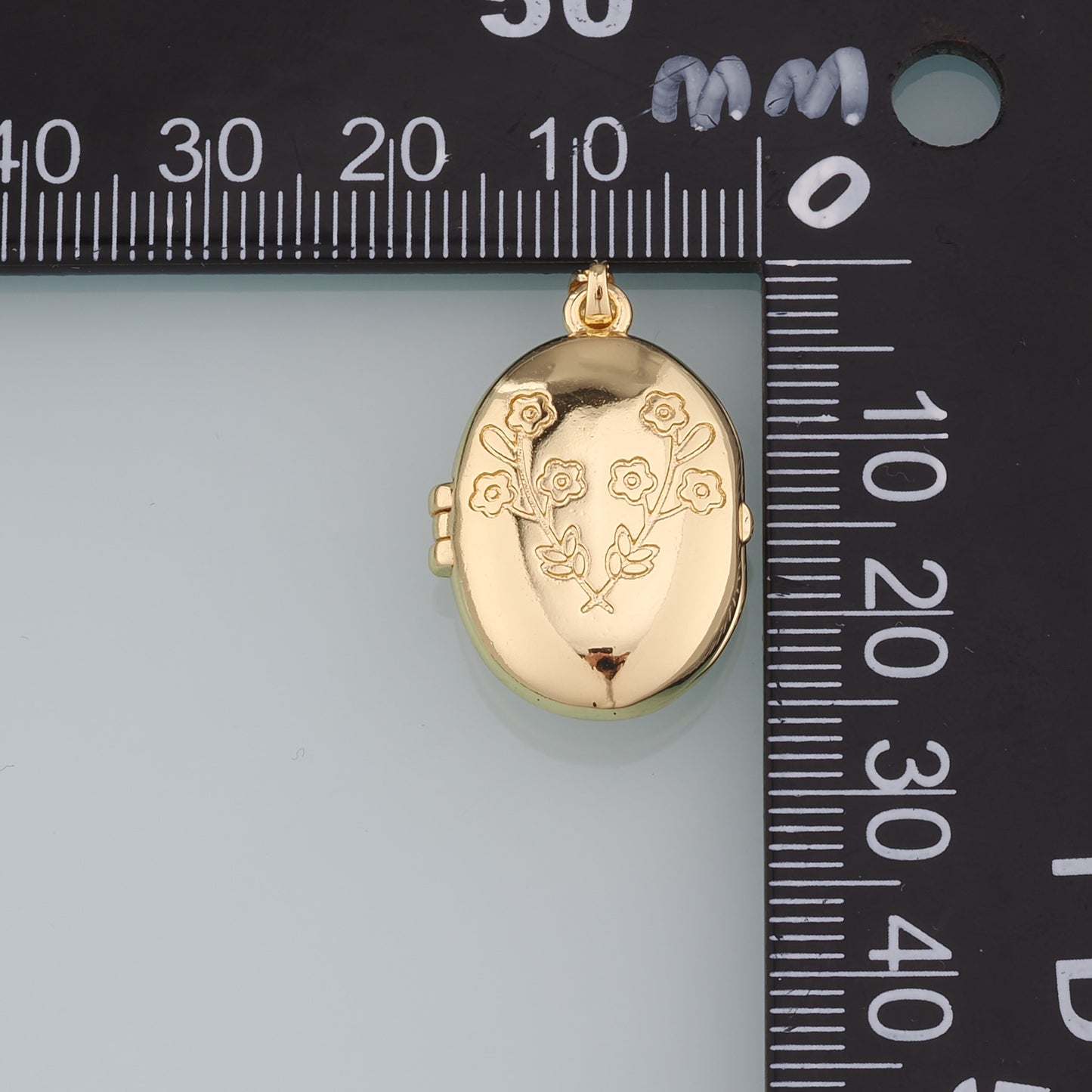 18K Gold Filled Openable Flower Pendant,Enamel Flower Charm Bracelet Necklace for DIY Jewelry Making Supply
