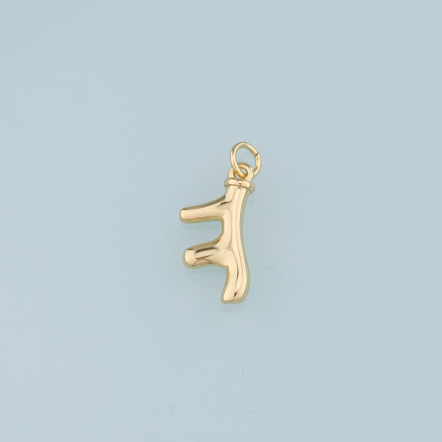 Gold Antler Charms,18K Gold Filled Antler Pendant,Elk Horn Charm Bracelet Necklace for DIY Jewelry Making Supply