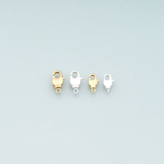 Gold Clasp,18K Gold Filled Lobster Clasp Gold Lobster Claw for DIY Jewelry Finding Necklace Bracelet