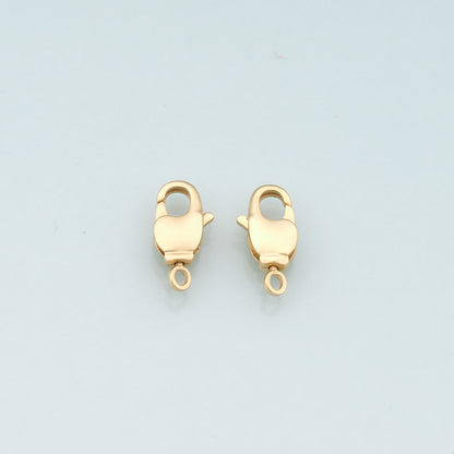 Gold Clasp,18K Gold Filled Lobster Clasp Gold Lobster Claw for DIY Jewelry Finding Necklace Bracelet
