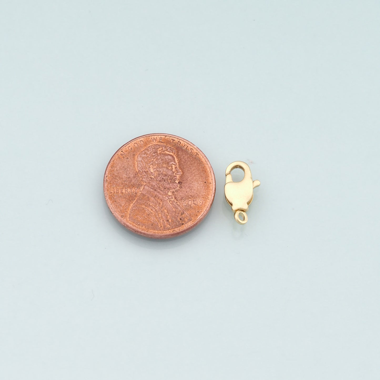Gold Clasp,18K Gold Filled Lobster Clasp Gold Lobster Claw for DIY Jewelry Finding Necklace Bracelet