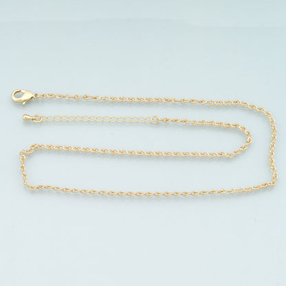 Gold Geometry Chain,18K Gold Filled Geometry for Necklace Bracelet DIY Jewelry Making Supply