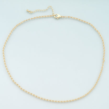 Gold Geometry Chain,18K Gold Filled Geometry for Necklace Bracelet DIY Jewelry Making Supply