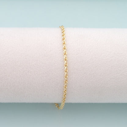 Gold Geometry Chain,18K Gold Filled Geometry for Necklace Bracelet DIY Jewelry Making Supply