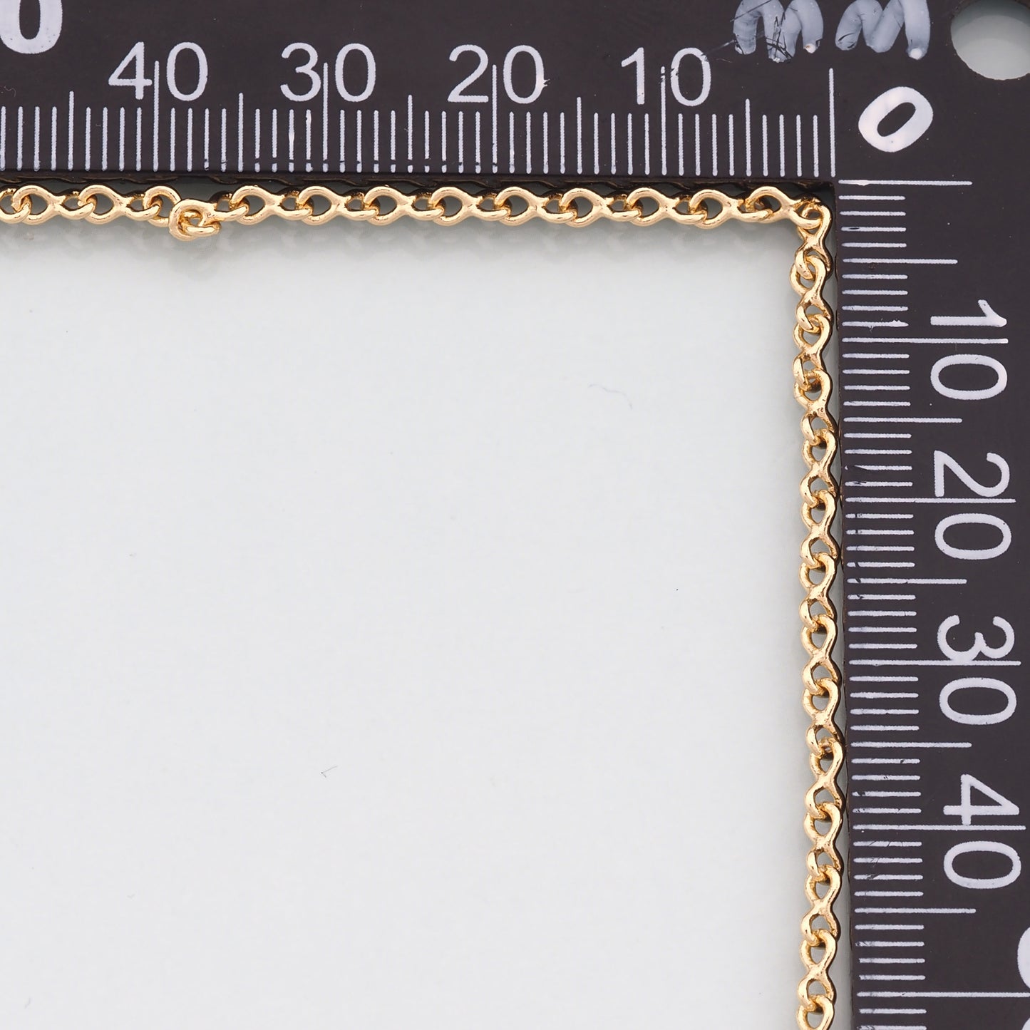 Gold Geometry Chain,18K Gold Filled Geometry for Necklace Bracelet DIY Jewelry Making Supply