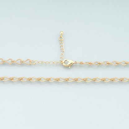 Gold Infinity Chain,18K Gold Filled Infinity for Necklace Bracelet DIY Jewelry Making Supply