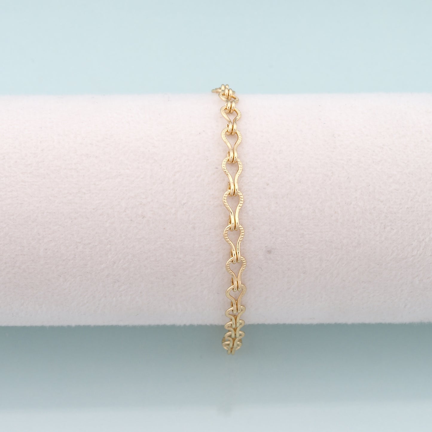 Gold Infinity Chain,18K Gold Filled Infinity for Necklace Bracelet DIY Jewelry Making Supply