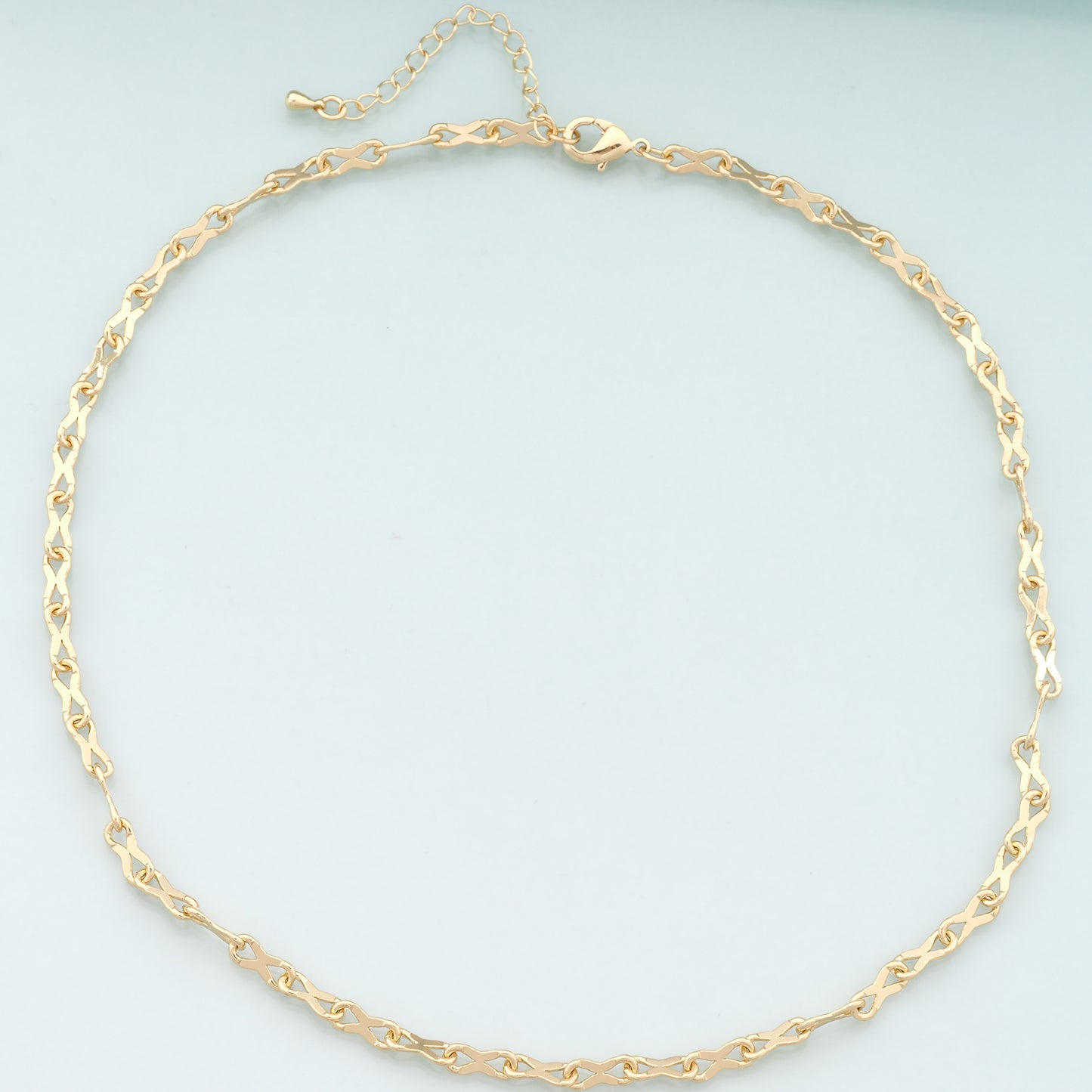 Gold Infinity Chain,18K Gold Filled Infinity for Necklace Bracelet DIY Jewelry Making Supply