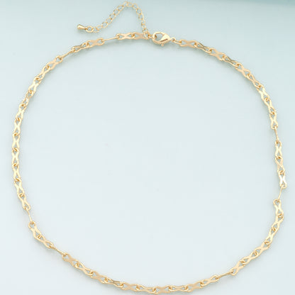 Gold Infinity Chain,18K Gold Filled Infinity for Necklace Bracelet DIY Jewelry Making Supply
