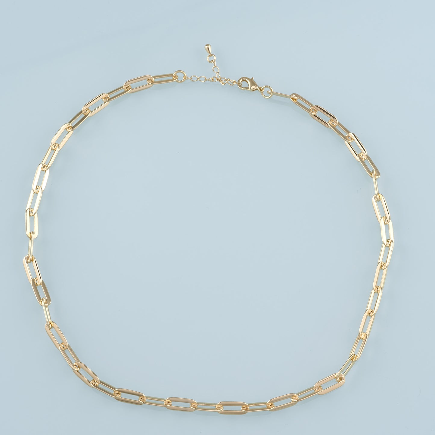 Gold Oval Chain,18K Gold Filled Oval for Necklace Bracelet DIY Jewelry Making Supply