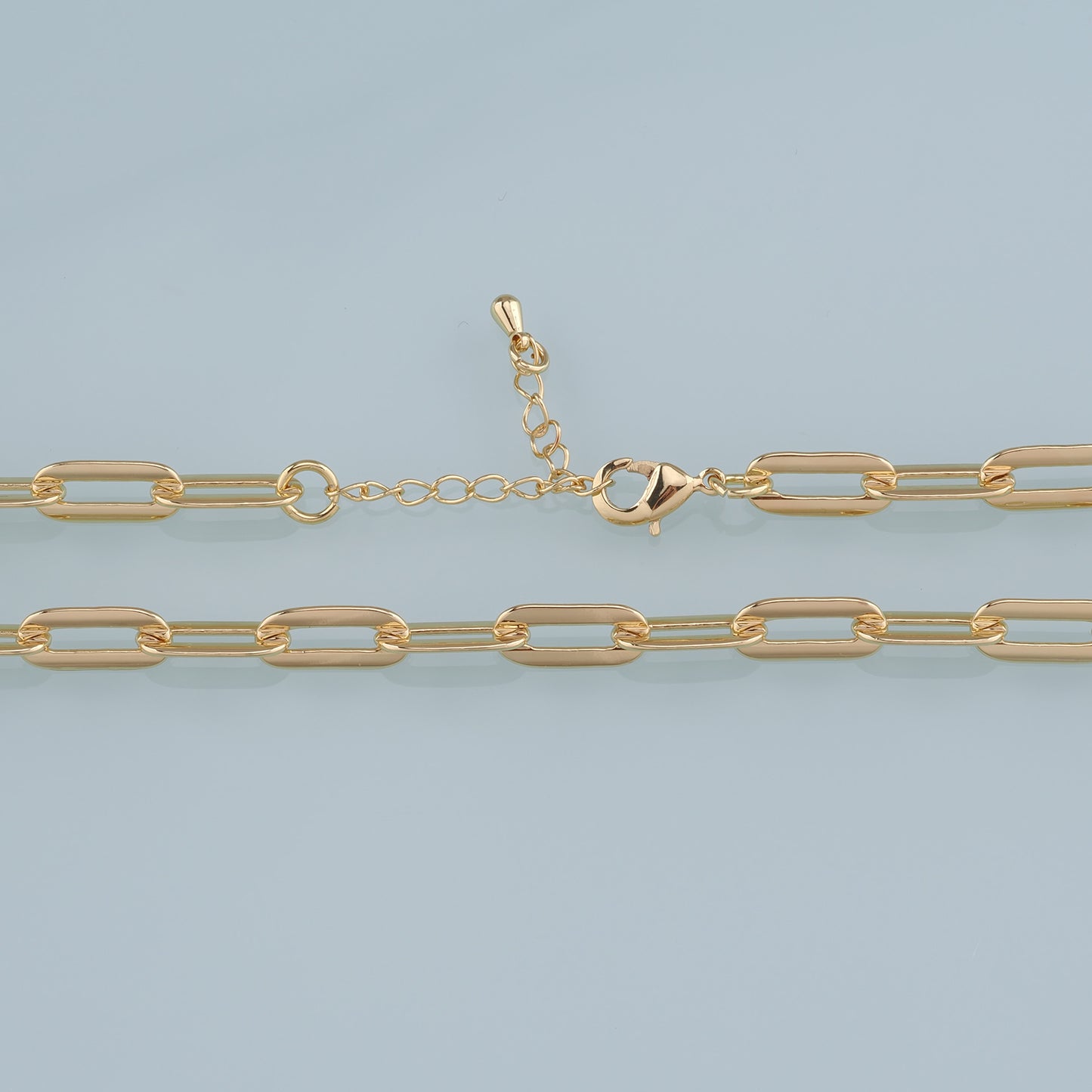 Gold Oval Chain,18K Gold Filled Oval for Necklace Bracelet DIY Jewelry Making Supply