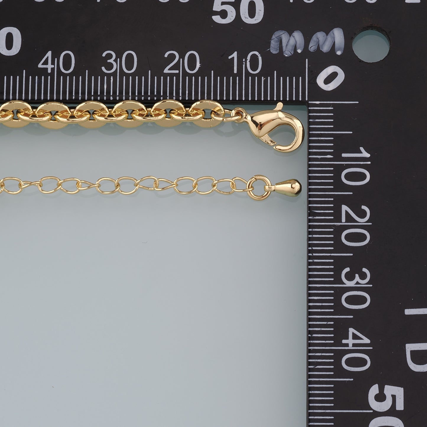 Gold Oval Chain,18K Gold Filled Oval for Necklace Bracelet DIY Jewelry Making Supply