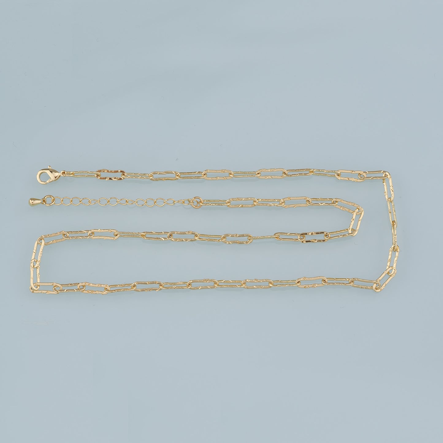 Gold Oval Chain,18K Gold Filled Oval for Necklace Bracelet DIY Jewelry Making Supply