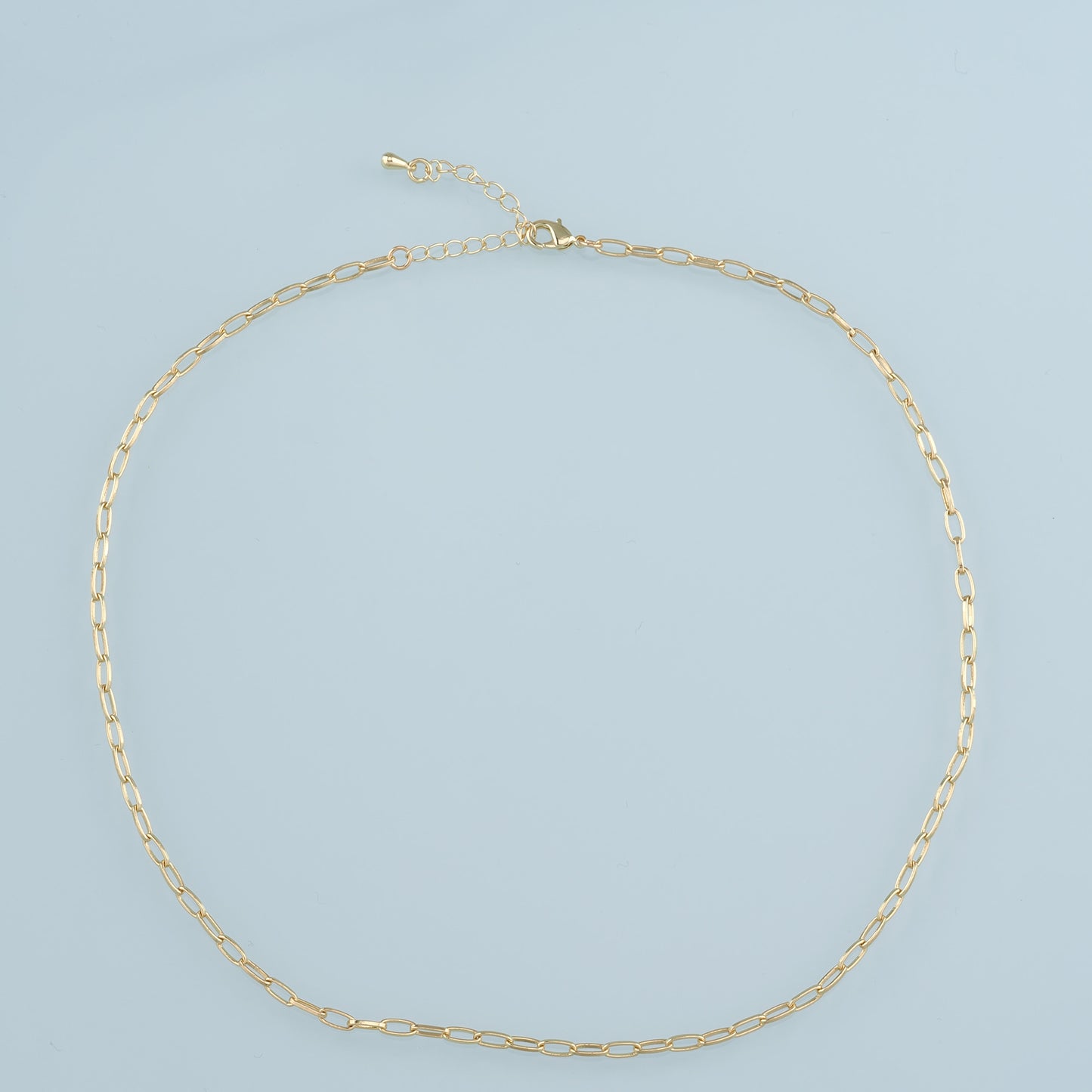 Gold Oval Chain,18K Gold Filled Oval for Necklace Bracelet DIY Jewelry Making Supply
