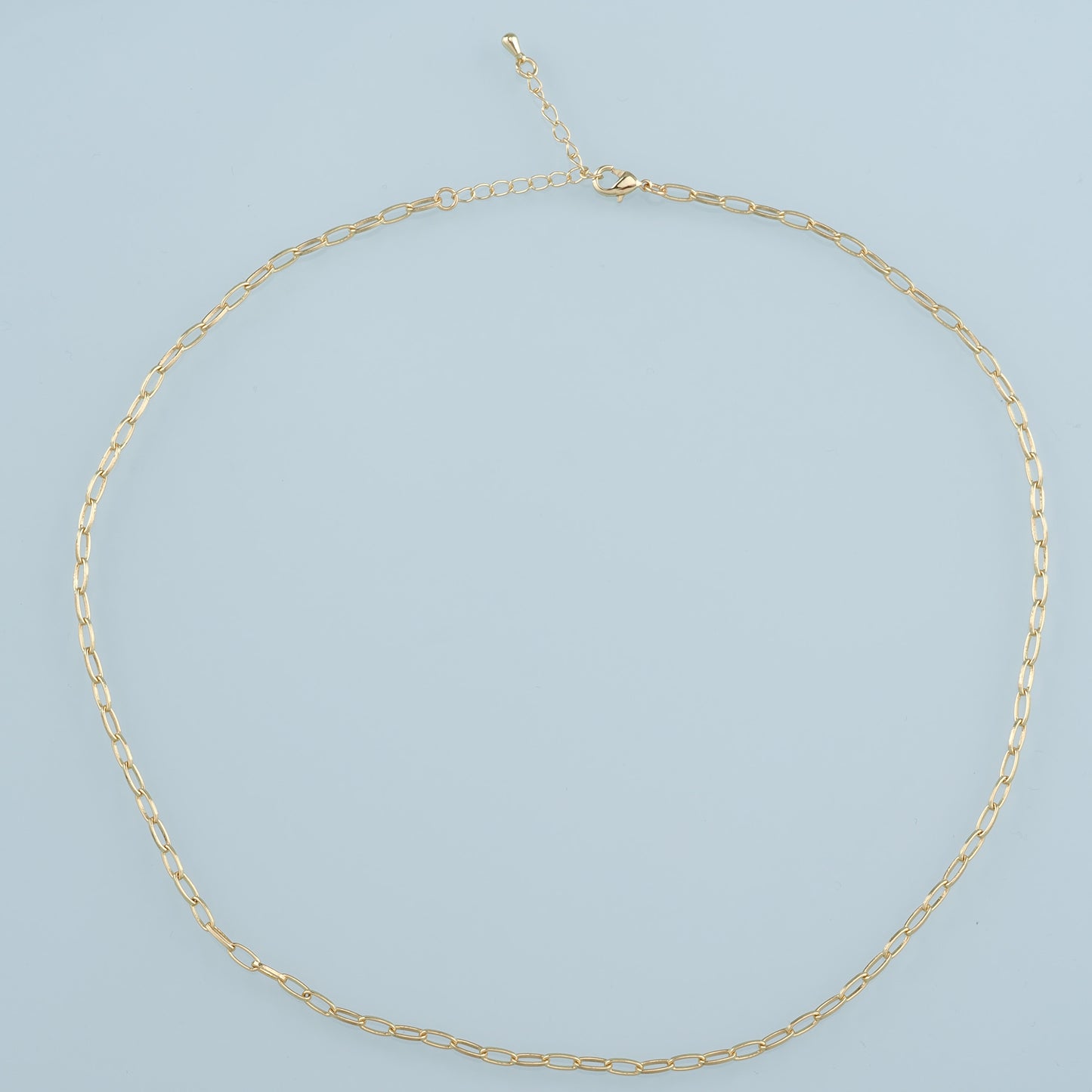 Gold Oval Chain,18K Gold Filled Oval for Necklace Bracelet DIY Jewelry Making Supply