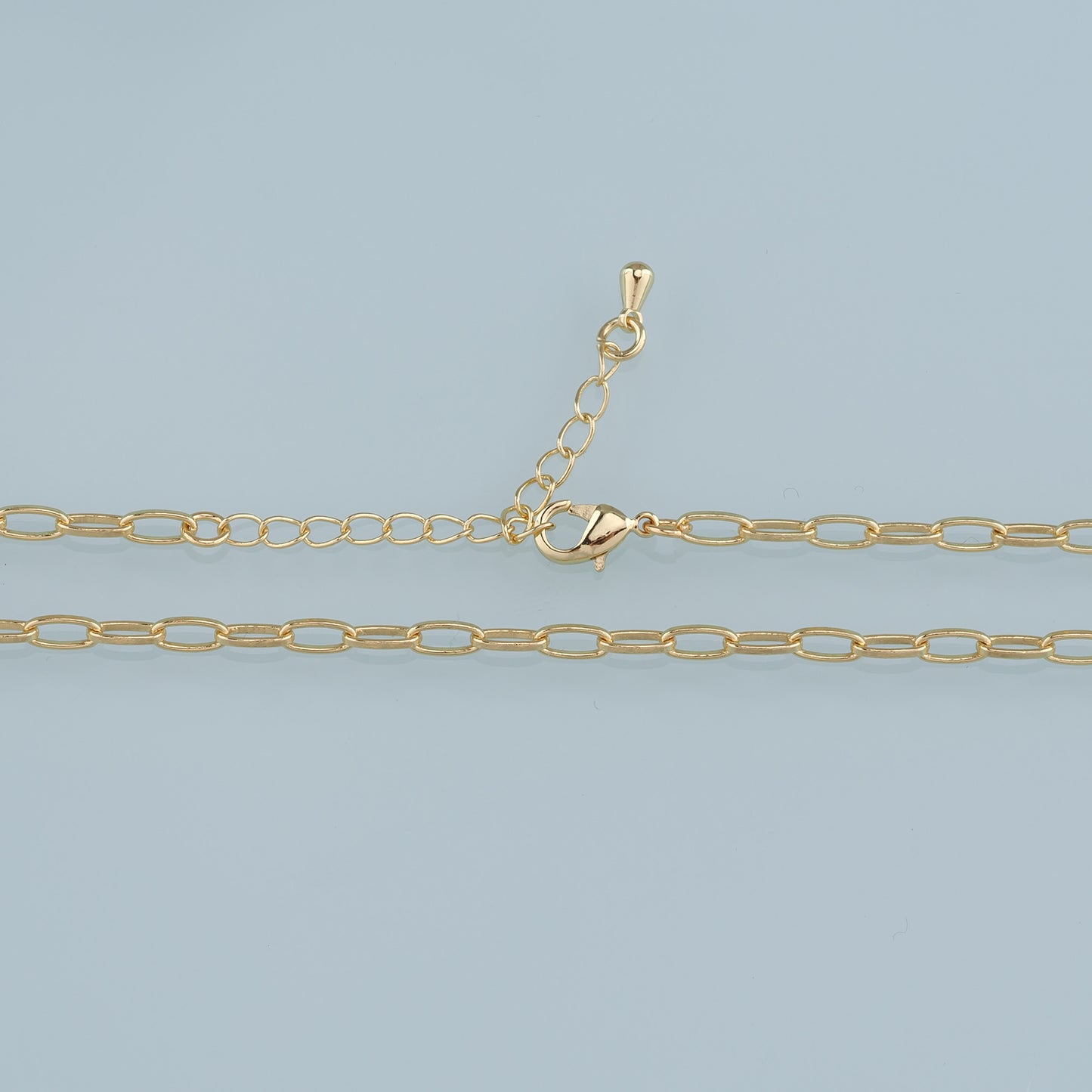 Gold Oval Chain,18K Gold Filled Oval for Necklace Bracelet DIY Jewelry Making Supply