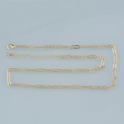 Gold Oval Chain,18K Gold Filled Oval for Necklace Bracelet DIY Jewelry Making Supply