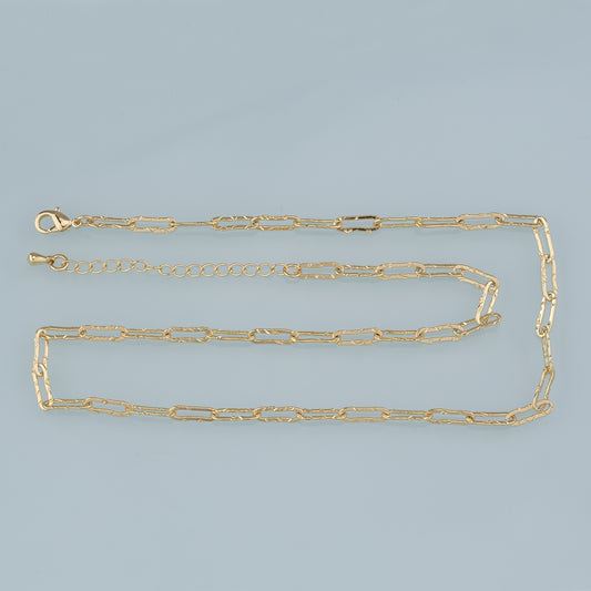Gold Oval Chain,18K Gold Filled Oval for Necklace Bracelet DIY Jewelry Making Supply