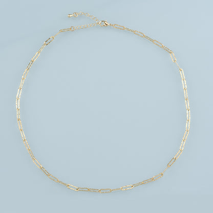 Gold Oval Chain,18K Gold Filled Oval for Necklace Bracelet DIY Jewelry Making Supply