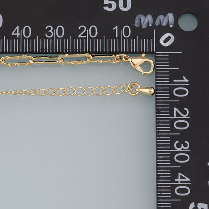 Gold Oval Chain,18K Gold Filled Oval for Necklace Bracelet DIY Jewelry Making Supply