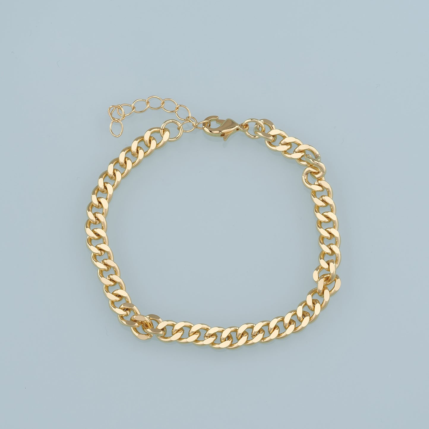 Gold Adjustable Chain,18K Gold Filled Twist Oval Bracelet,Semi Finished Bracelets,Bracelets for Jewelry Making