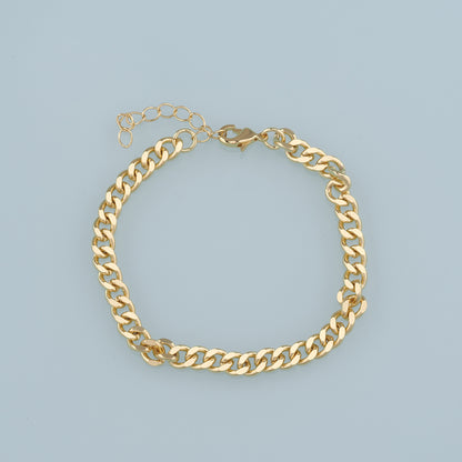 Gold Adjustable Chain,18K Gold Filled Twist Oval Bracelet,Semi Finished Bracelets,Bracelets for Jewelry Making