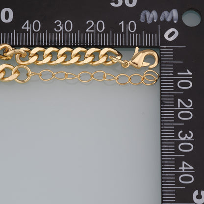 Gold Adjustable Chain,18K Gold Filled Twist Oval Bracelet,Semi Finished Bracelets,Bracelets for Jewelry Making