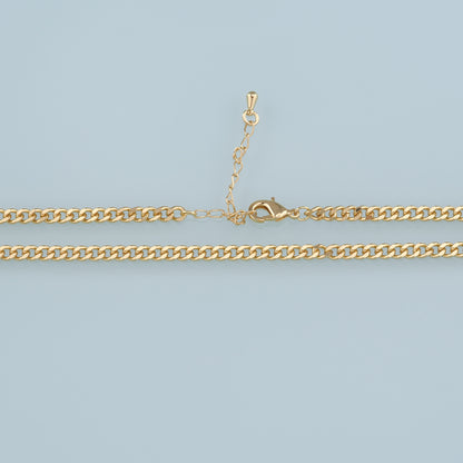 Gold Oval Chain,18K Gold Filled Twisted Oval for Necklace Bracelet DIY Jewelry Making Supply